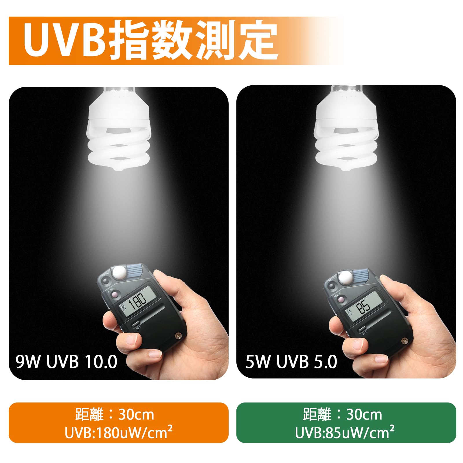Amazon | REPTI HOME UVB 爬虫類 ライト レプタイルUVB 10.0 9W 