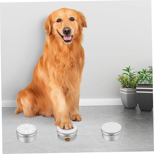 Miniatura 3 de Recipientes de trabajo con aroma para perros, 12 latas de entrenamiento con puntos magnéticos, soporte para entrenamiento de nariz de perro