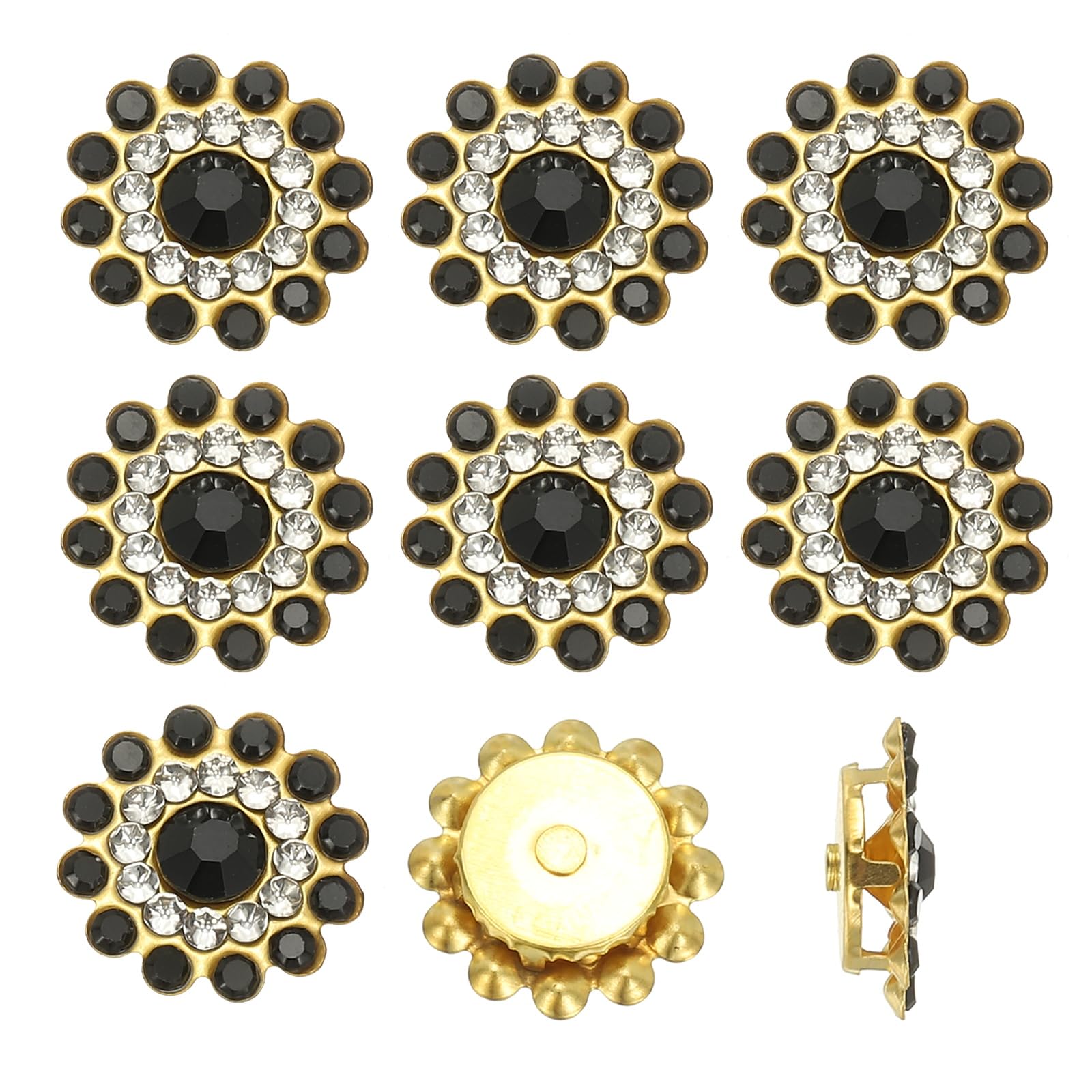 PATIKIL 50 Pcs Sew on Rhinestones