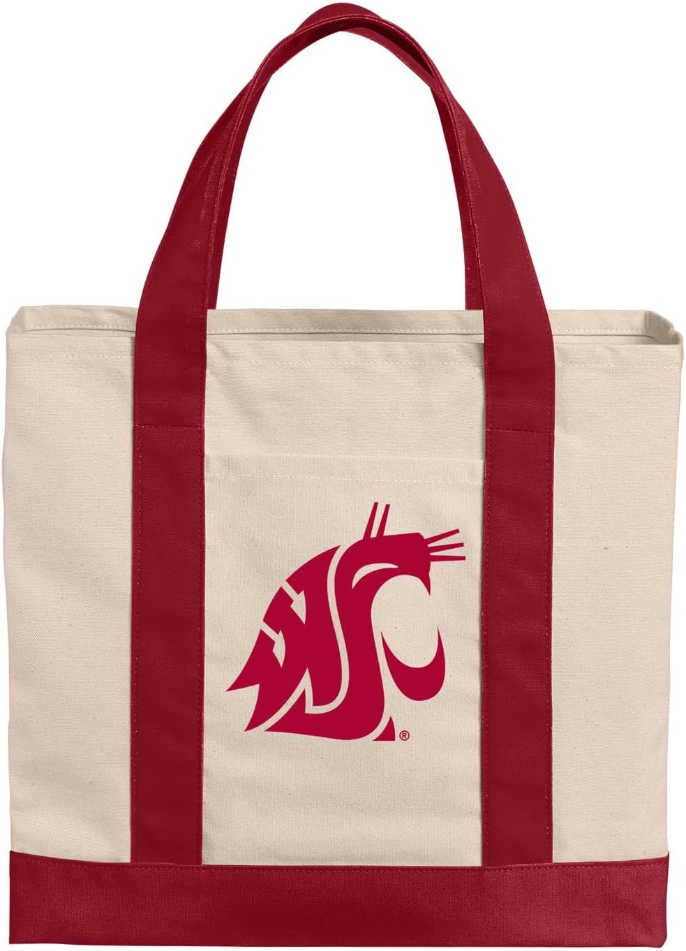 Broad Bay Washington State Tote Bag Canvas WSU Tote Bags