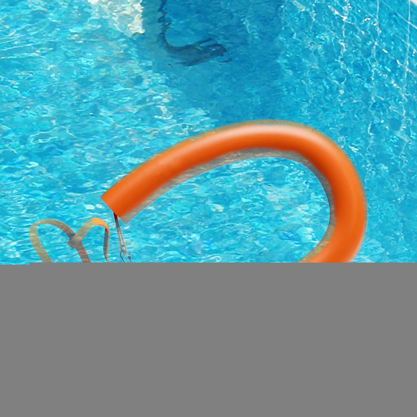 Cintura da nuoto, senza gonfiaggio ad alta visibilità, asta in schiuma per allenamento per piscina, per il mare, il fiume, lo stagno, i principianti, gli appassionati di fitness