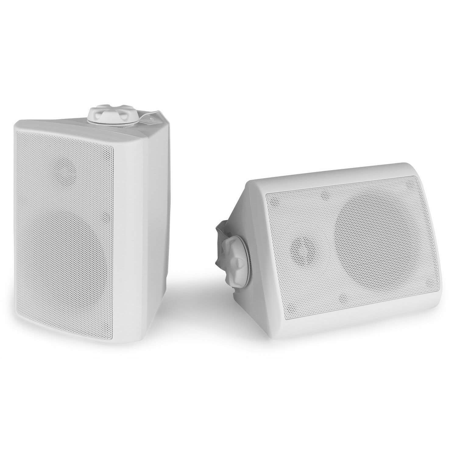 Power Dynamics BGO40 Set di Diffusori a 2 Vie, Woofer 4", Tweeter 3/4", 100 W, Bianco
