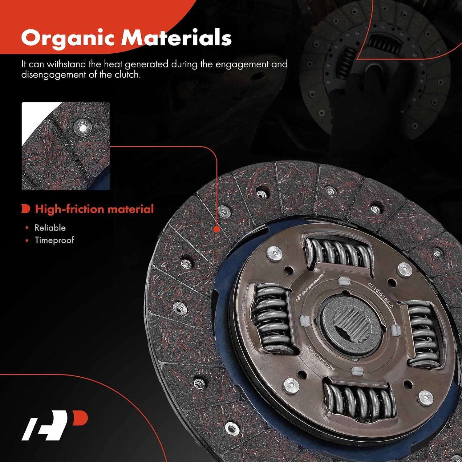 A-Premium Transmission Clutch Kit Compatible with Toyota Corolla 2005-2006, Matrix 2003-2006, Celica 2002-2005 & Pontiac Vibe 2003-2006, 1.8L