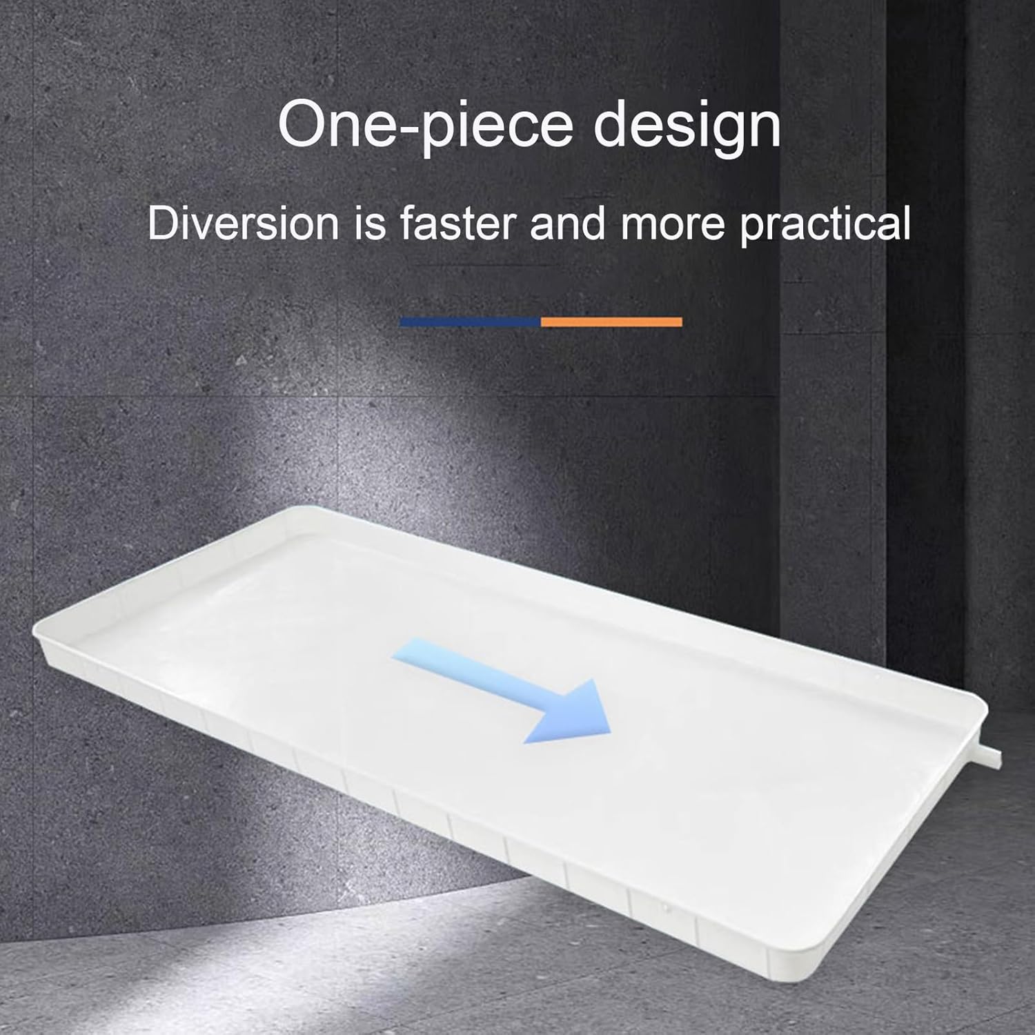 Condensate drain pan, hvac drain pan, With flow guide design, Keeps floors dry, 1-5P universal sink, for Indoor and outdoor(3-5P)