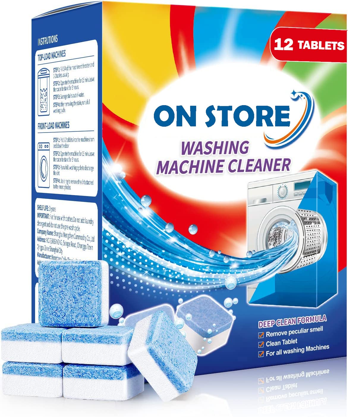 Washing Machine Tablet ON STORE washing machine cleaning tablet, Descaling Powder Tablets
