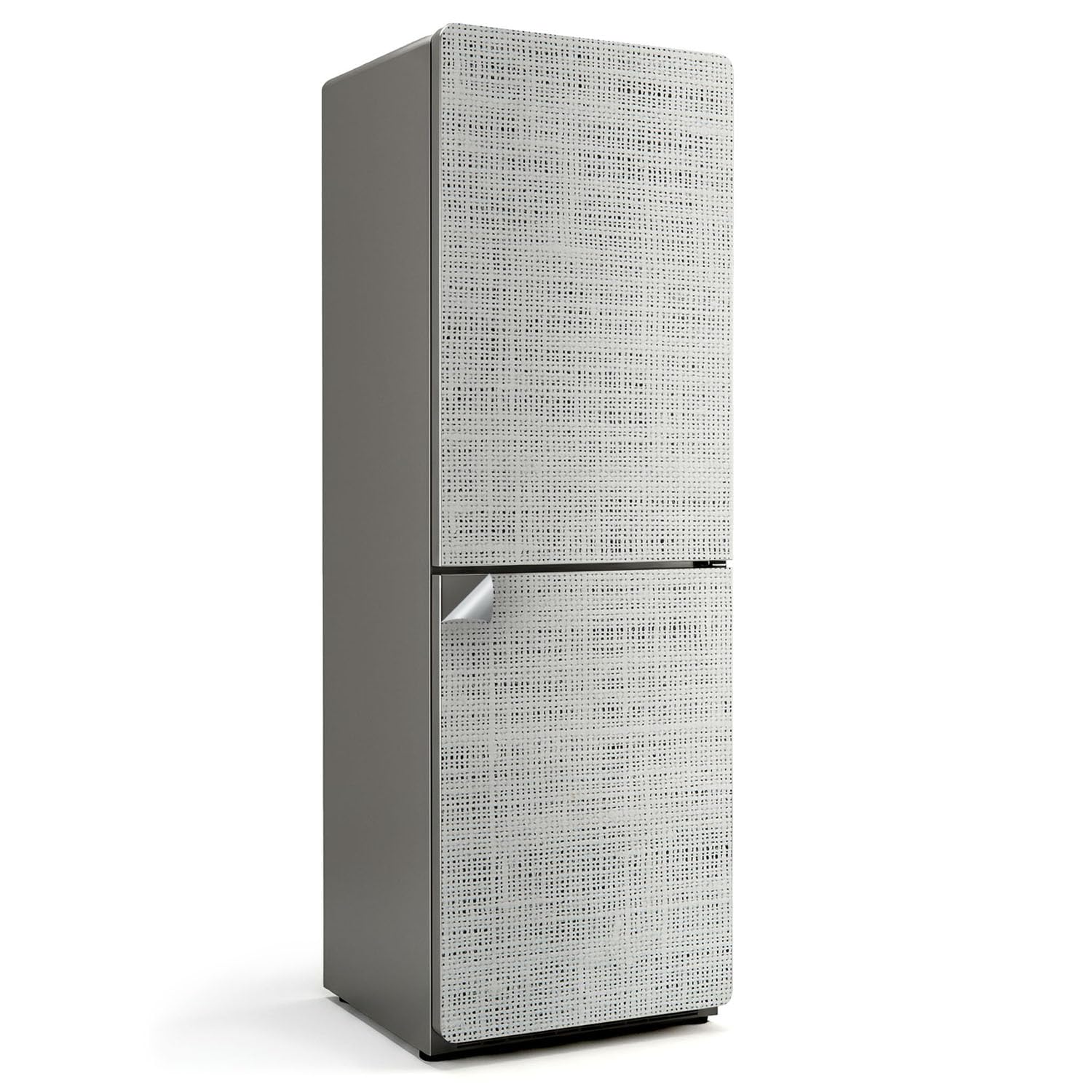 Autocollant de réfrigérateur texture lignes pour décoration cuisine