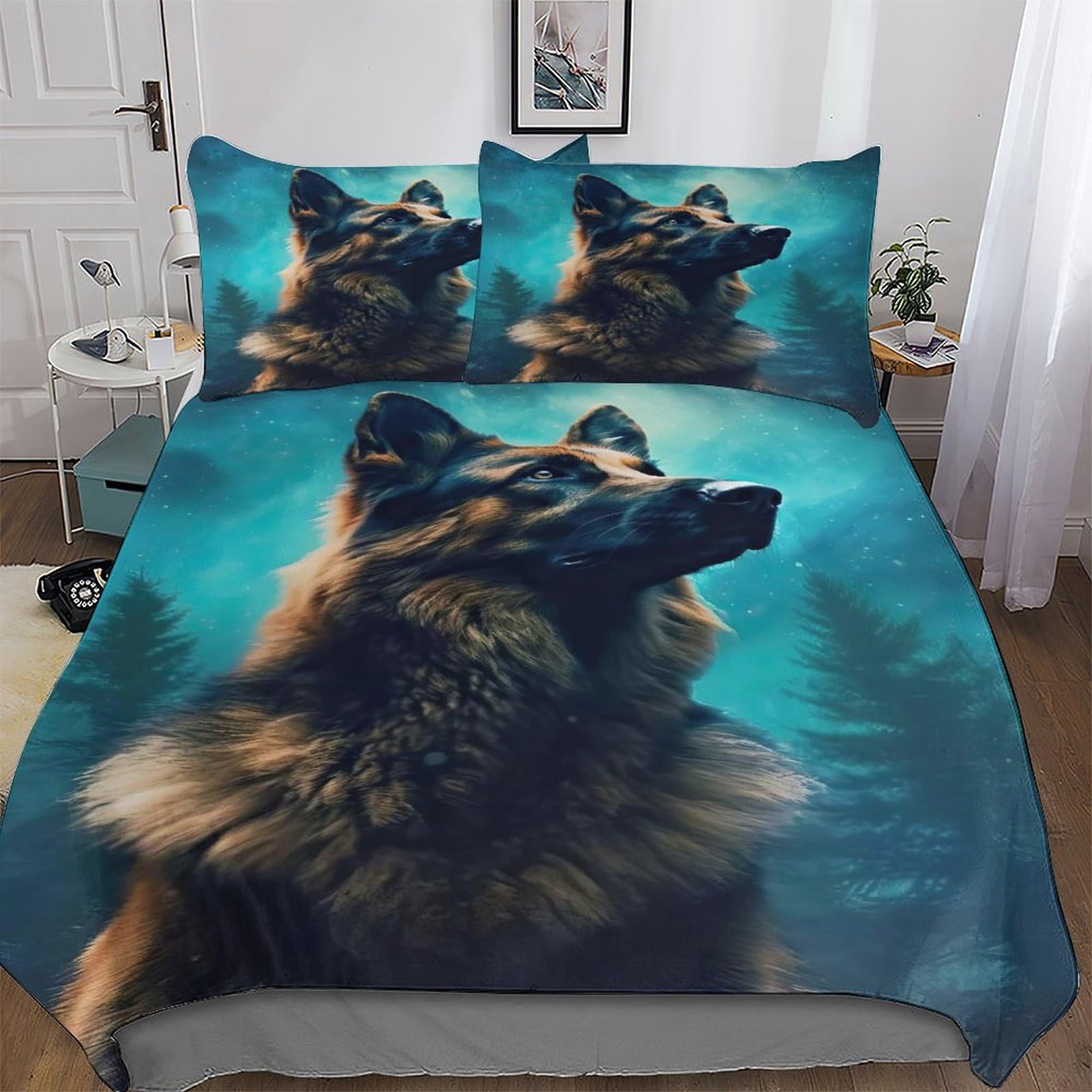 Parure de lit Berger Allemand pour transformer la chambre des enfants en cocon