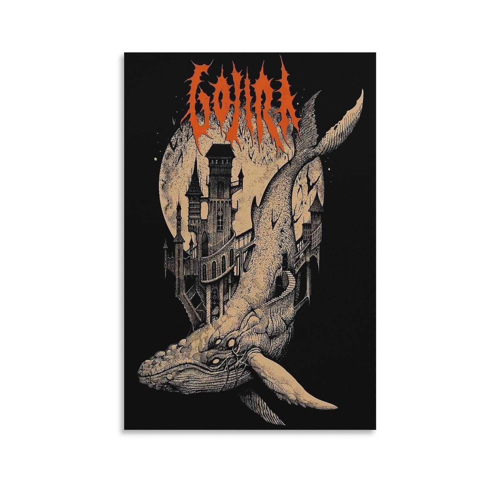 Puzzle Adulte - Puzzle 2000 pièces - Château de la Baleine Horreur - Adultes et Enfants à partir de 14 Ans - Puzzle de qualité supérieure - 70x100cm