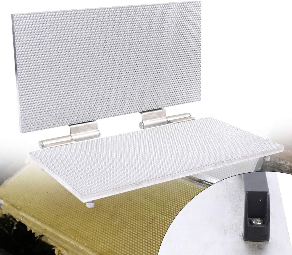 220 x 420mm Beeswax Foundation Sheet Mold Casting Machine Bee Wax Embossing Mold 5.3mm Eyes Comb Foundation Press Tool Beekeeping Supplies Equipment