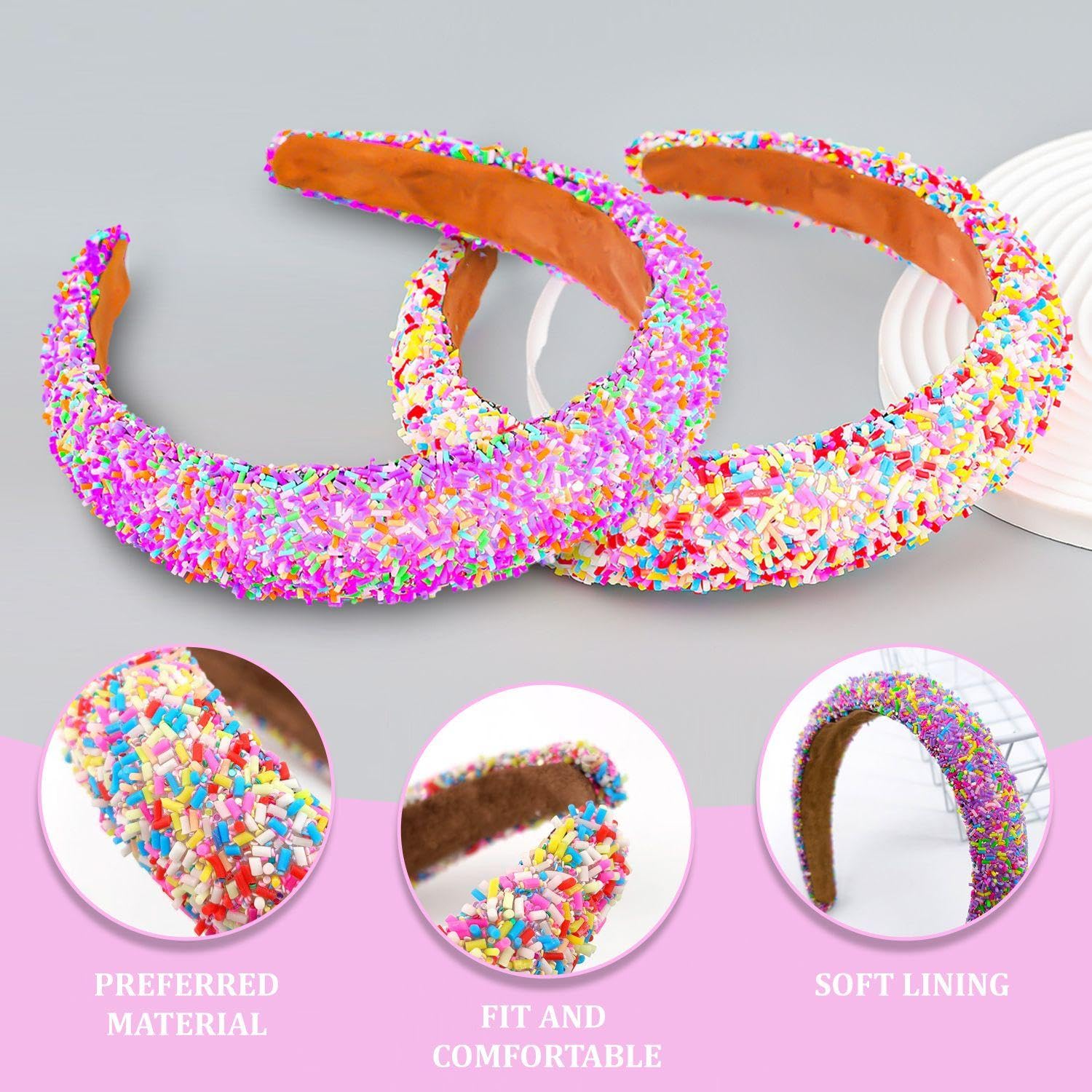 2 Pieces Of Wide-Brimmed Headbands, Creative Headbands, Hairstyle Decoration Headbands, Fashionable Headbands, Cute Headbands - Image 3