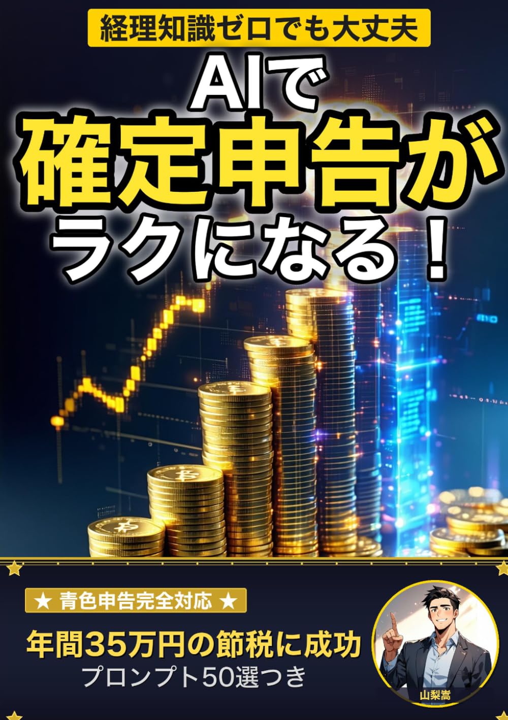 AIで確定申告がラクになる！ 副業・フリーランスのためのChatGPT×税金 完全攻略ガイド: 年間35万円の節税に成功！ 経理知識ゼロの元サラリーマンが実践した青色申告・経費・インボイスの全技術