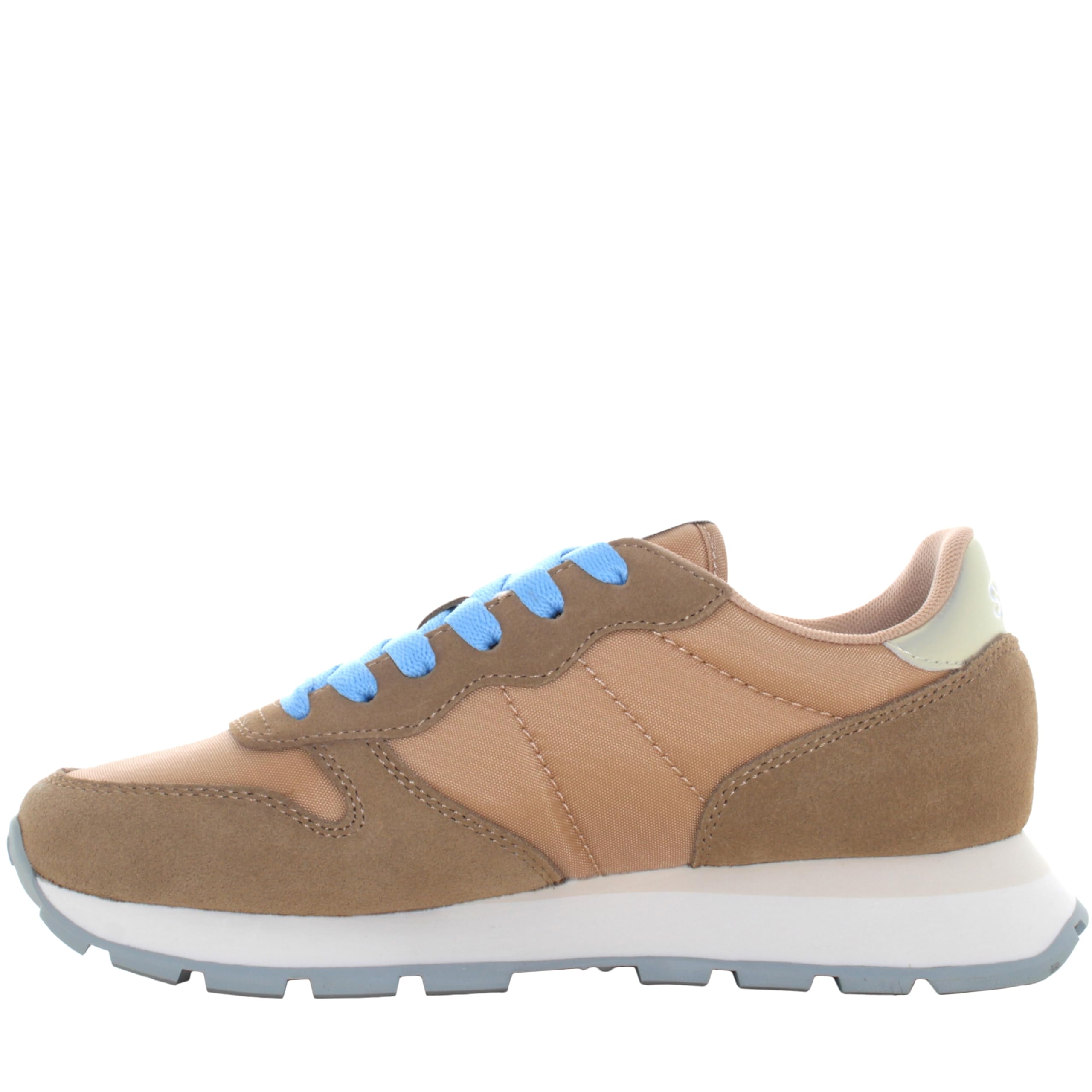SUN68 Sneakers Donna Basse Z35201 16 Ally Solid Nylon Taglia 36 Beige