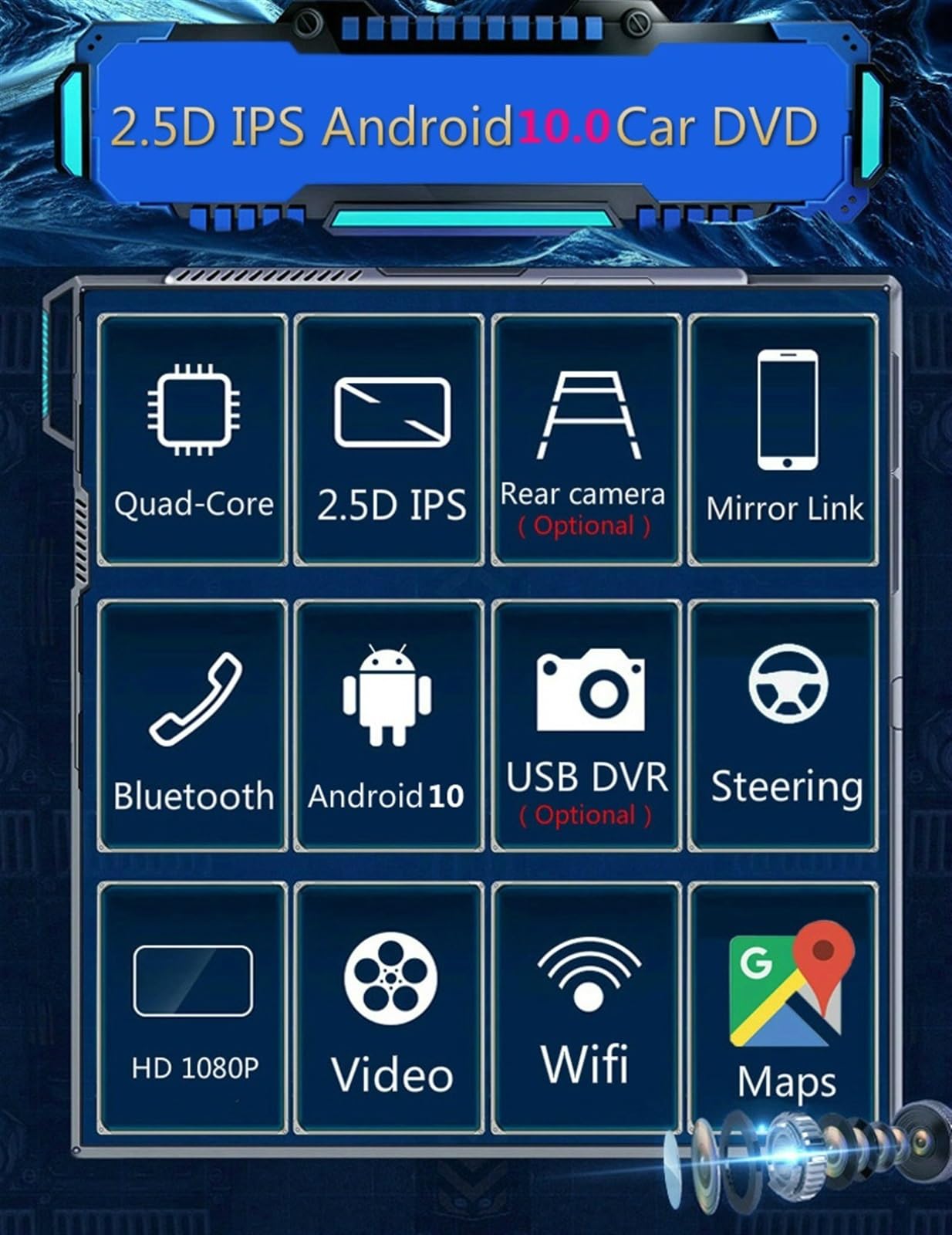 Android 10 Radio samochodowe Auto Stereo 6 Bose 2002 2003 2004 2005 2006 2007 2008 2009 nawigacja GPS odtwarzacz multimedialny DVD