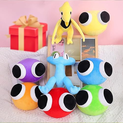 Miniatura 5 de FJFFJF 8 juguetes de peluche de arcoíris, muñeco de peluche de arcoíris, capítulo 2, juguetes de peluche para fanáticos de cumpleaños y niños