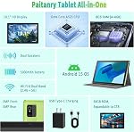 Android Tablet 10 Inch, Android 15 Tablet with 8(4+4) GB RAM 64GB Storage, Expandable to 1TB, WiFi 6, Bluetooth 4.2, Octa-Core, 2025 Android Tablet for Work and Entertainment – Green