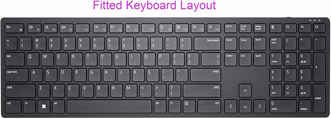 Funda de silicona para teclado compatible con Dell KM5221W miniatura 2