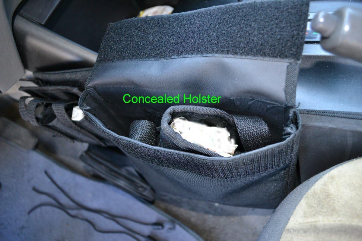 Explorer Tactical Under Mattress Bed Handgun Holster with Tactical Flashlight Loop