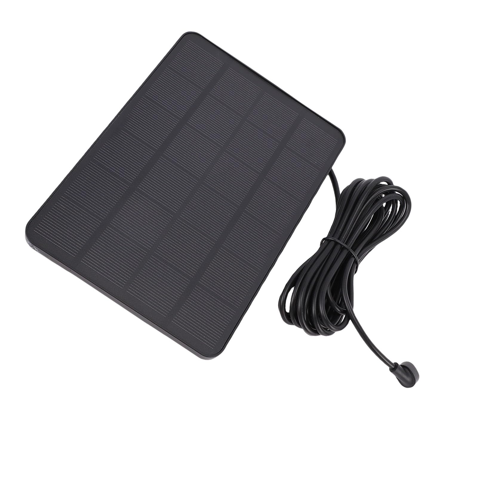 Tosuny Pannello Solare 10W per, IP66 Flessibile (2 pezzi) | Flexible Solar Panel with 9.8ft Cable, 360 Degree Adjustable Bracket, for Battery Version