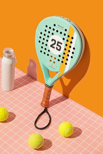 Miniatura 2 de Juego de raquetas de pádel con bolsa, incluye raqueta de pádel de alto rendimiento y bolsa elegante, ideal para principiantes y jugadores avanzados,