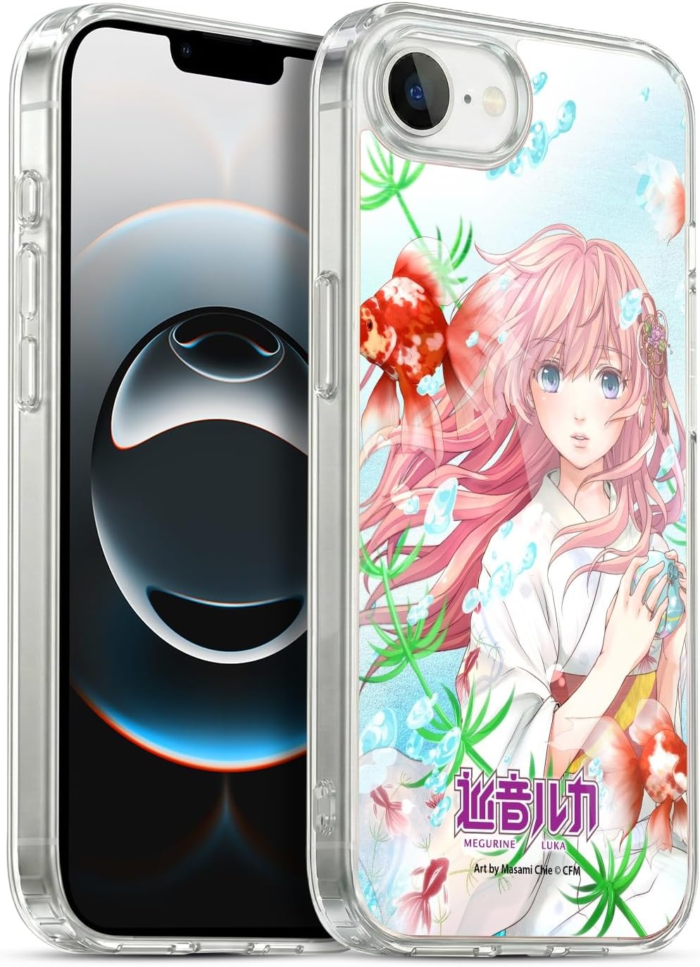 Head Case Designs Officially Licensed Hatsune Miku Megurine Luka Characters Gel Case [Military Grade Protection] Compatible with Apple iPhone 16e / iPhone 17e and Compatible with MagSafe