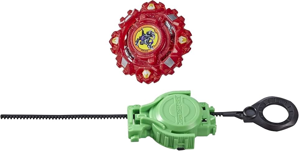 Beyblade Burst Rise Slingshock Guard Draciel S 入門包 - 右旋轉戰鬥頂部玩具和右/左旋轉發射器，適合 8 歲及以上兒童