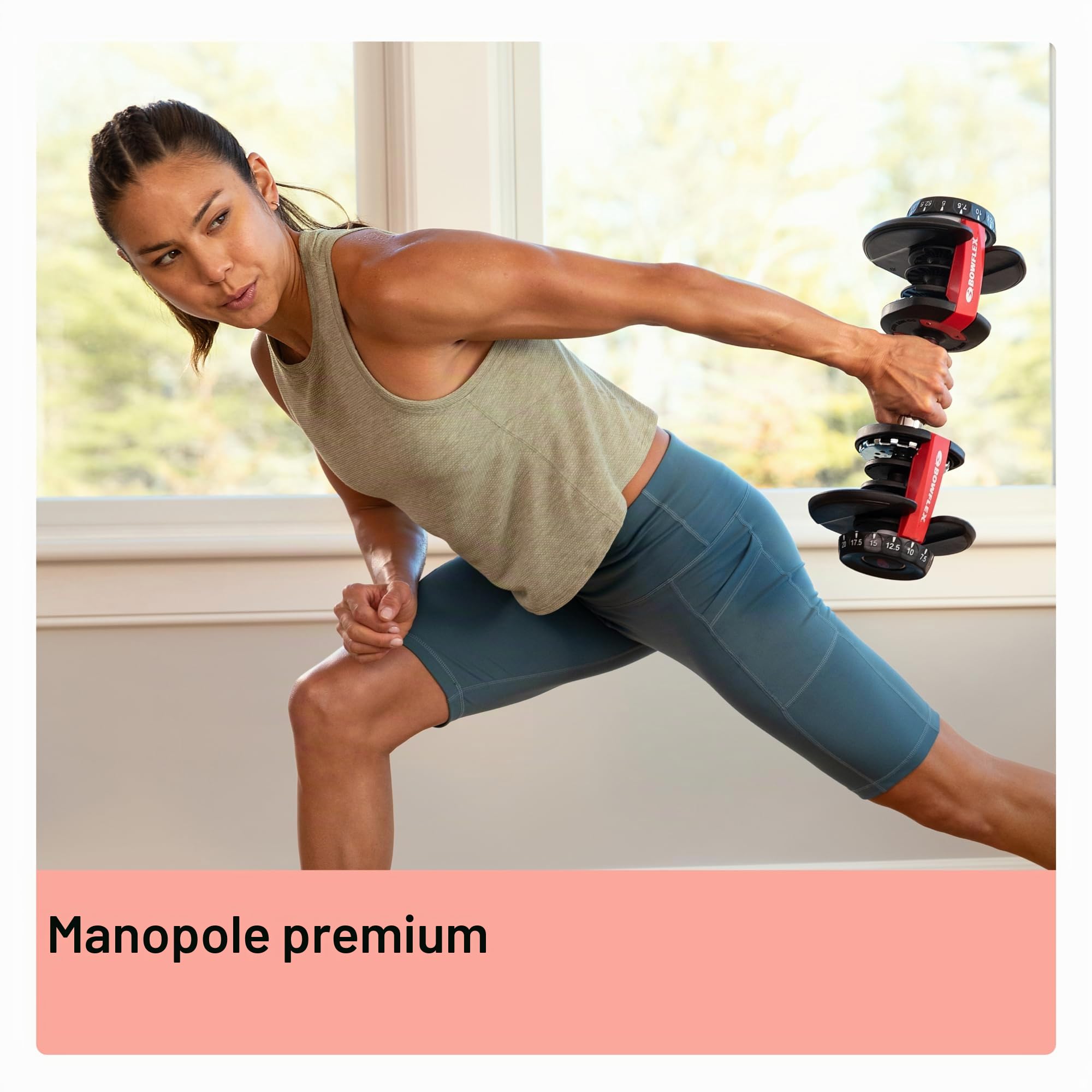 Bowflex SelectTech Serie Pesi Regolabili – Sistema Compatto con Manubri e Kettlebell 52, 90, 552i, 1090i e 840 per Allenamento di Forza a Casa