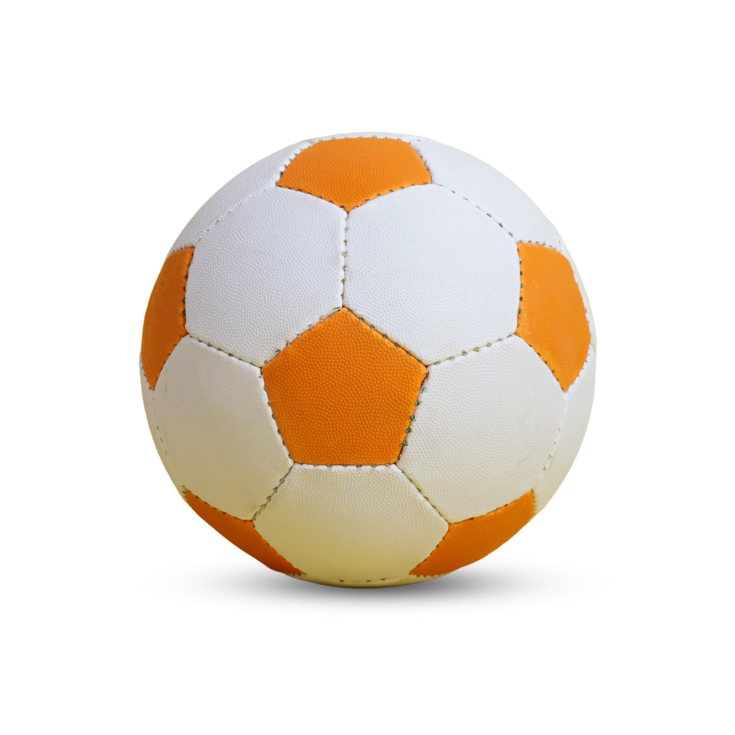 Orange & White Football No. 3 Training Soccer Match Ball Volleyball Basketball Indoor Sports Outdoor Games Play Ground Practice Girls Boys Toys Foot ball Kids Birthday Gift Items 3 Ply-image-44