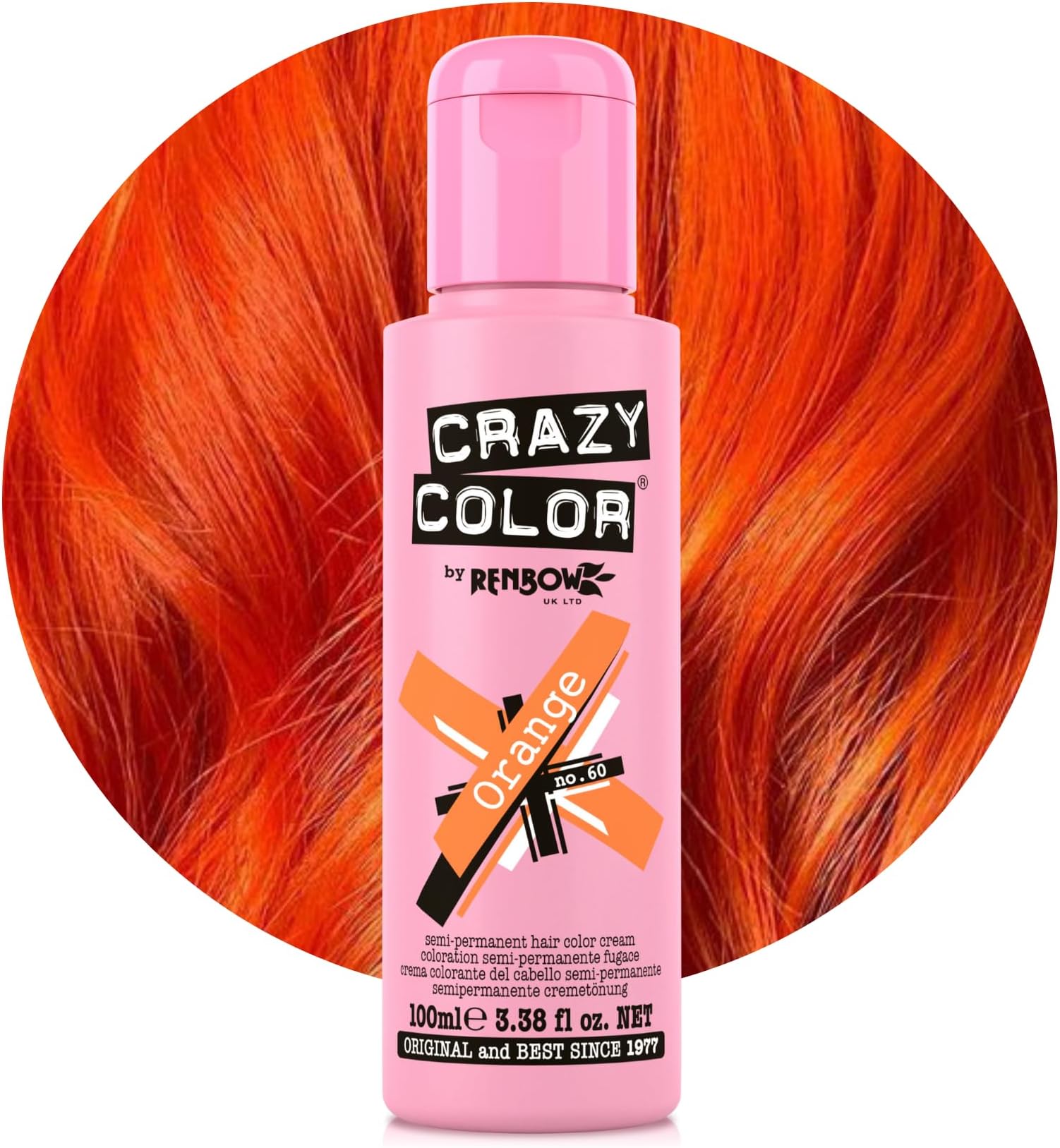 Semi-Permanent Orange Hair Dye