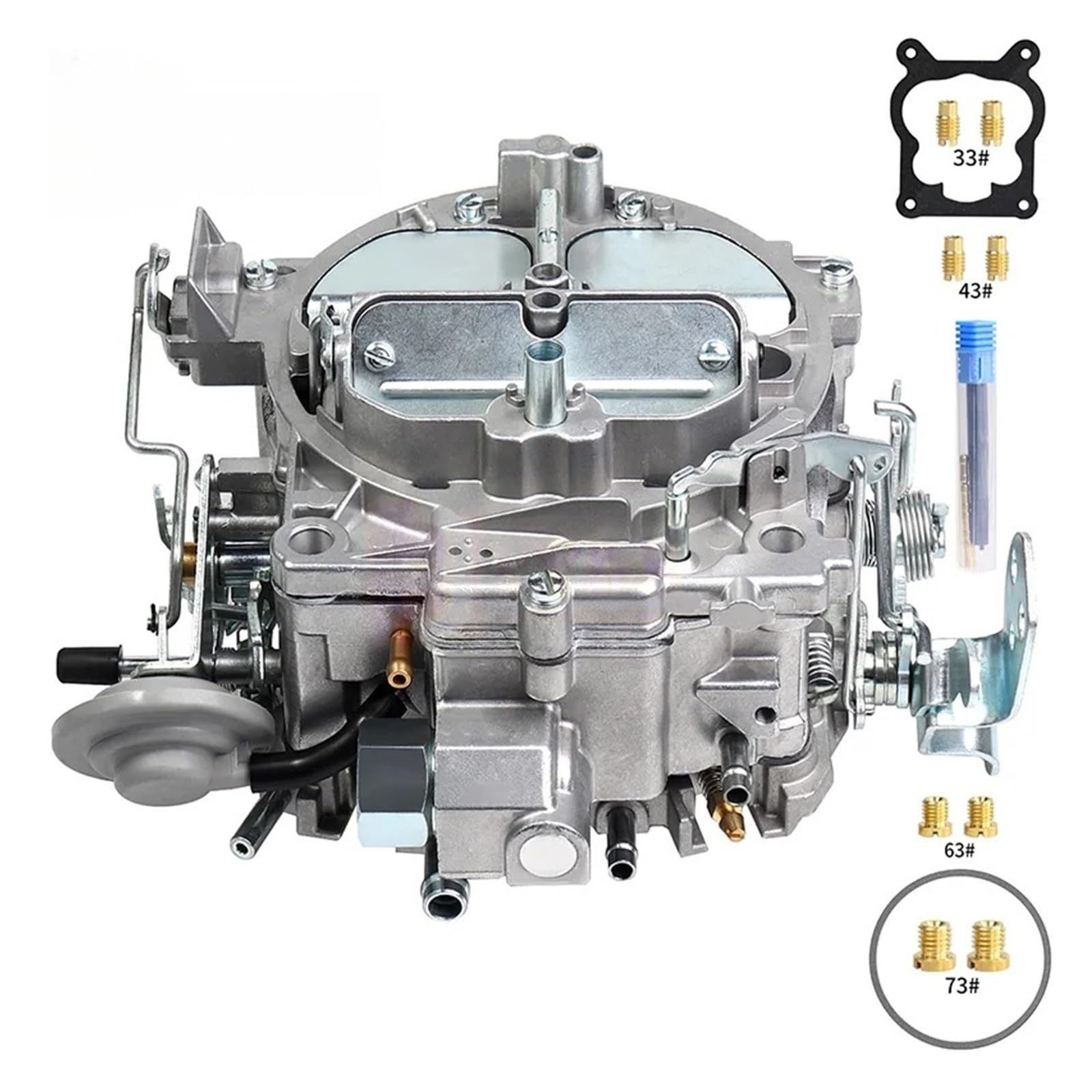carburador Carburador Rochester quadrajet 4MV de 4 barriles para camión y coche para GMC 327 estrangulador Manual divorciado