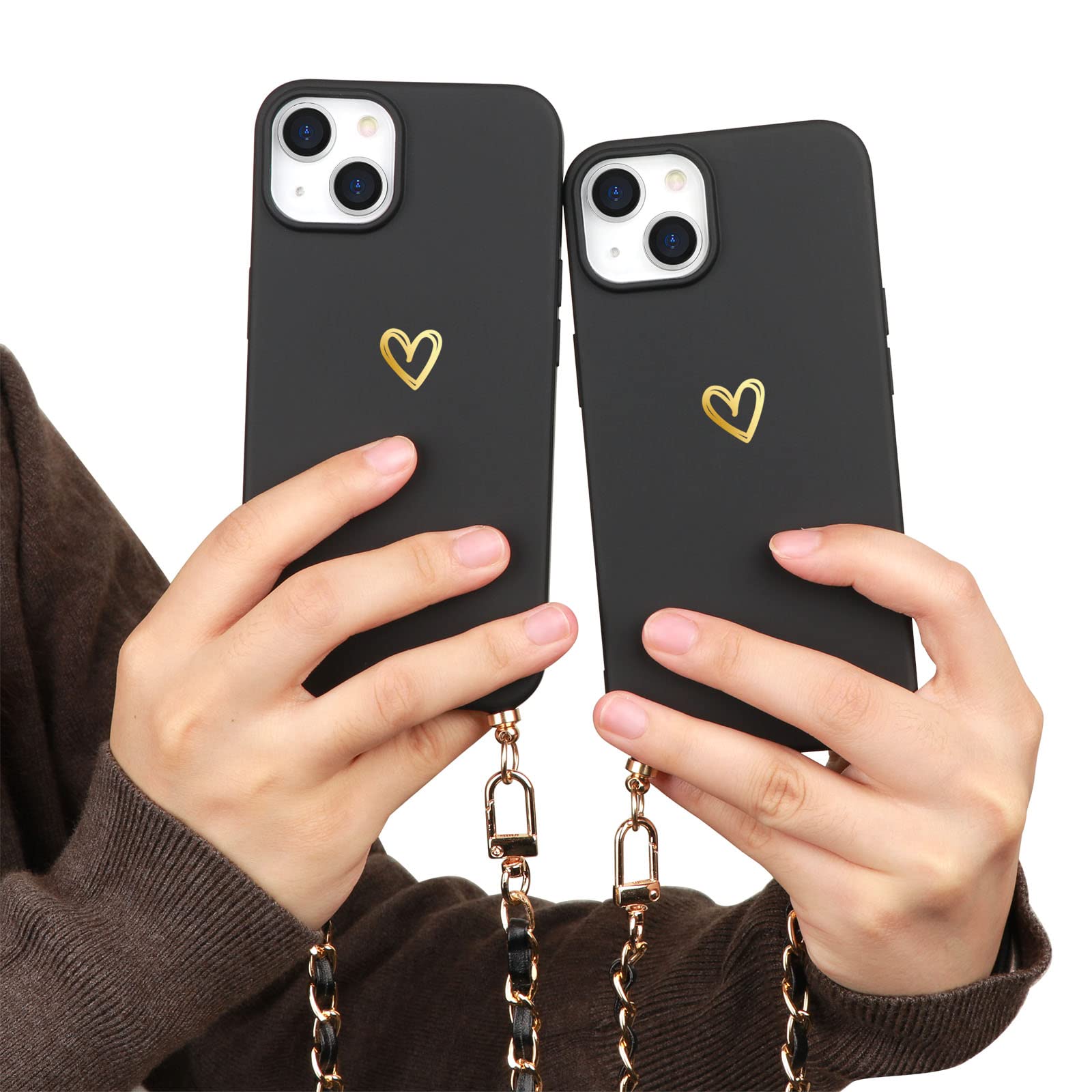 Vauki Handyhülle Mit Band Für IPhone XR – Glitzernd, Stoßfest & Mit Umhängbarer Lanyard-Kordel