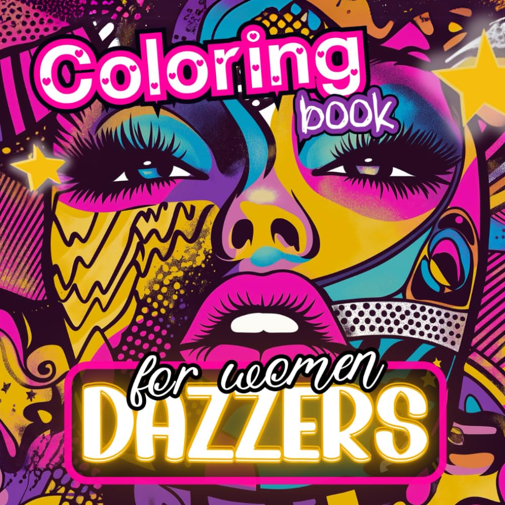 Dazzers Coloring Book for Women - 712BnKzdeSL 