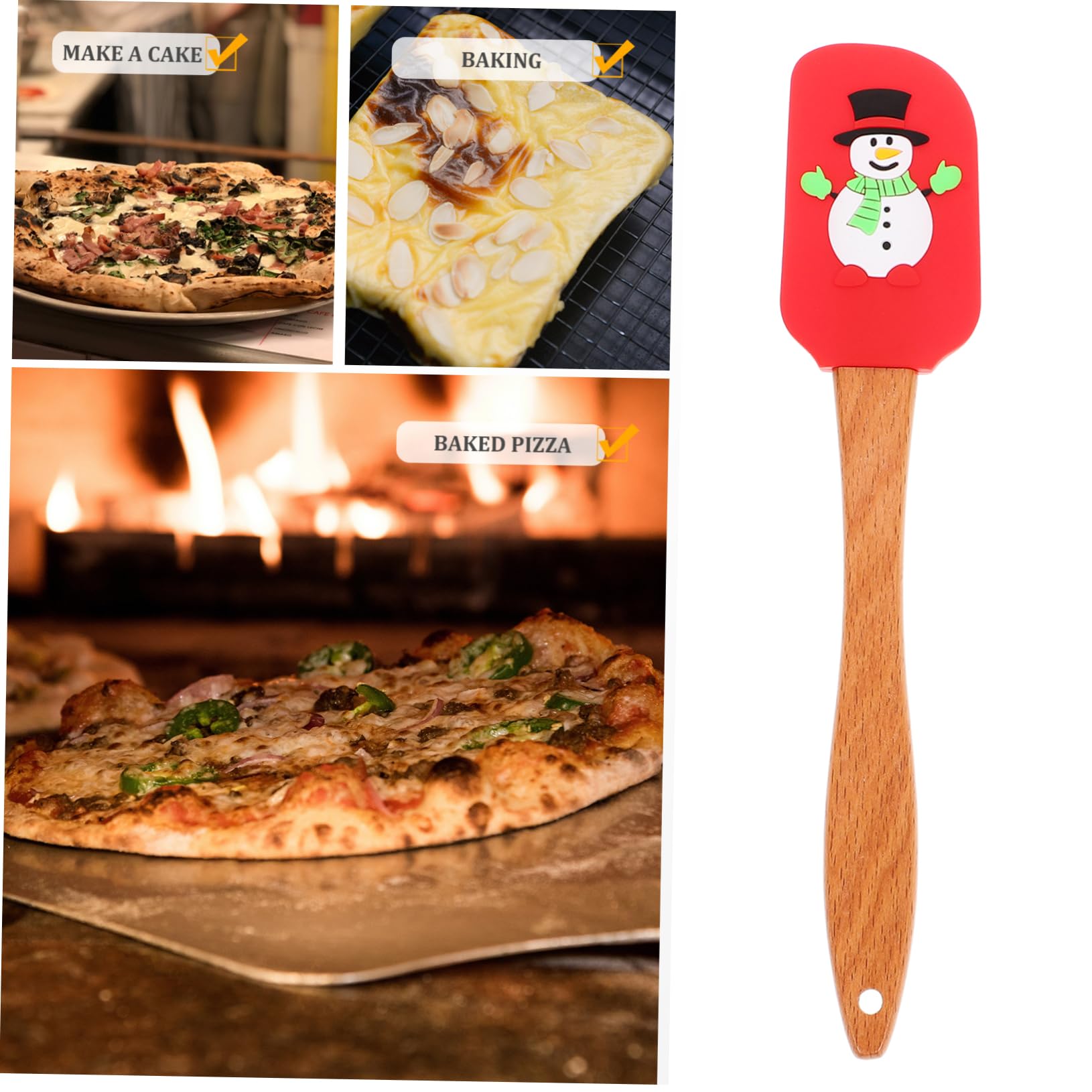 1 Juego Espátula De Crema Kitchen Gadgets Panelas Cozinha Espátula De Pastel De Navidad Para Hornear De Navidad Juego De Ollas Utensilios Cocina Raspador De Torta 5 Piezas Cabilock