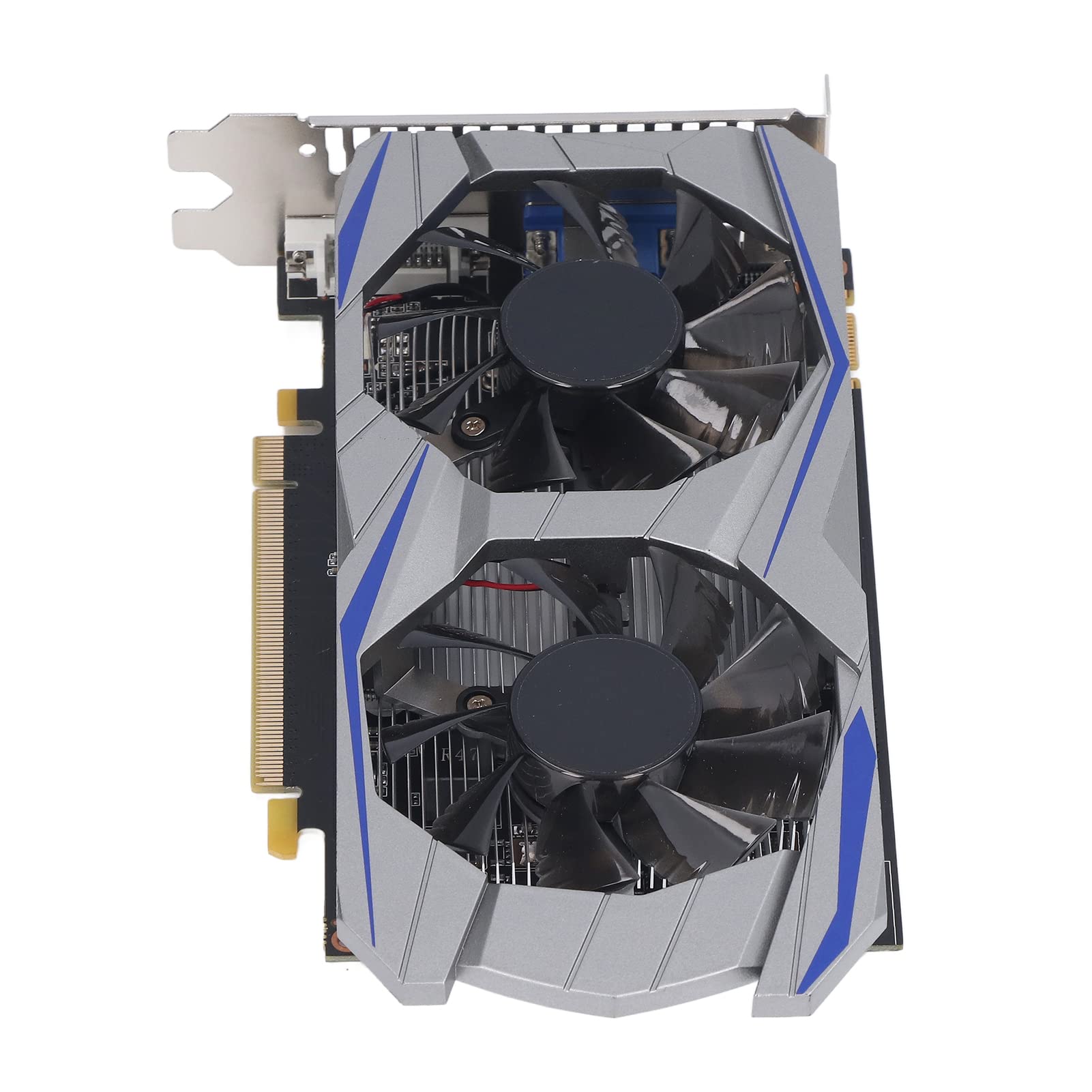 Ti 2GB GDDR5 128 Bit PCI Express 1.1 X 16 Scheda Grafica a Doppia Ventola con CD Driver, Tecnologia 4K HDR, Compatibile con 10/7