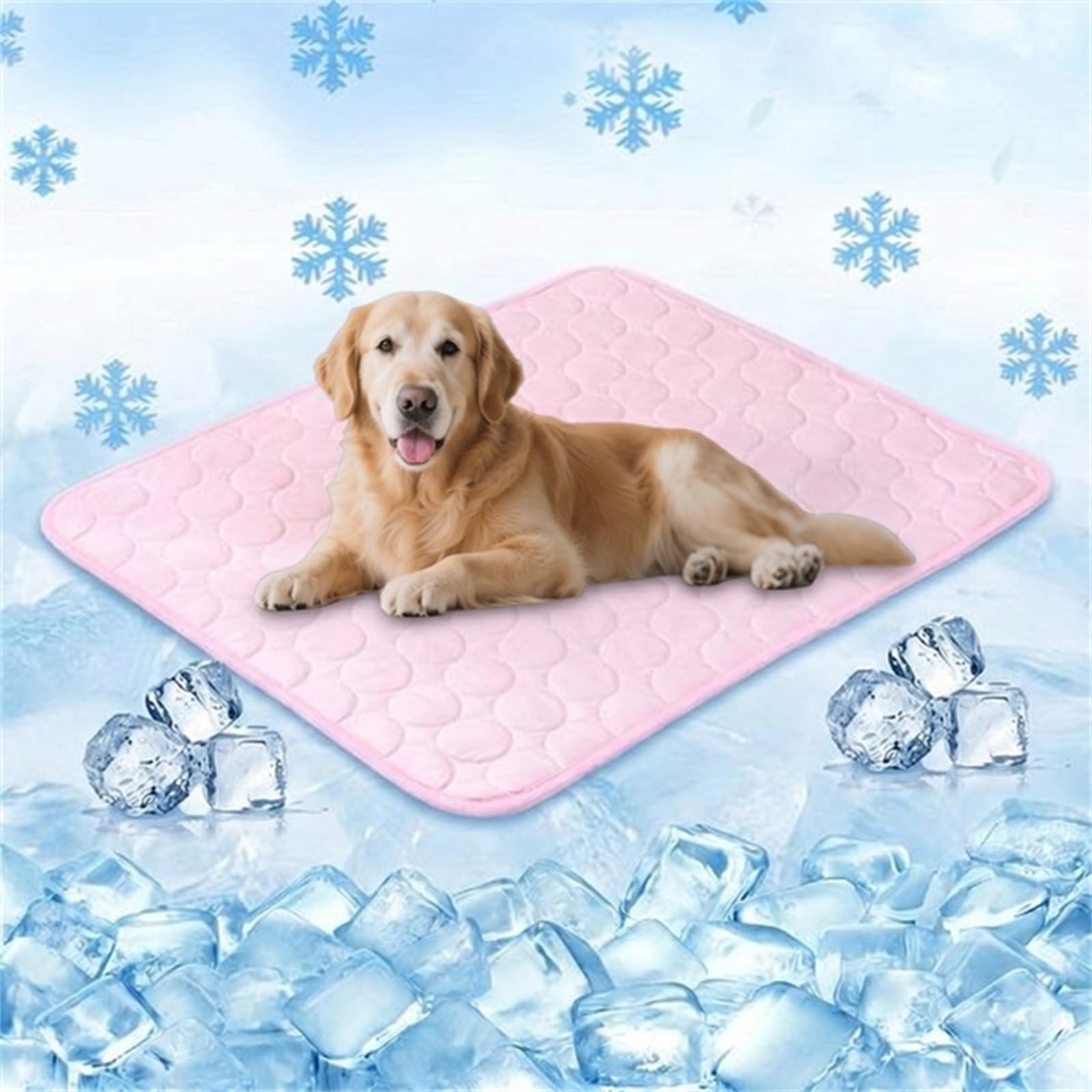 ChiKitur Tapis Refroidissant pour Chat Lavable et Respirant