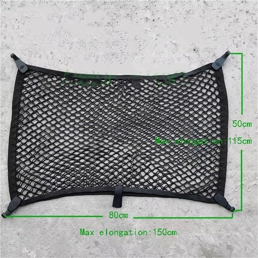 Kofferraumnetz Gepäcknetz Auto Zweilagiges Kofferraum-Gepäcknetz Mit Haken Elastisches Nylon-Organizer-Netz Universell Passend Für Q5