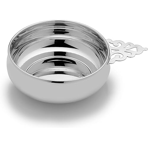 Empire Paintball Pierced Handle Sterling Porringer