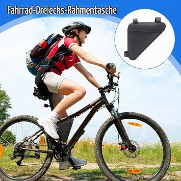 Frame Bag Triangle Bag Black Triangle Bag Top Tube Bag Bicycle Triangle Bag Waterproof Bicycle Bag Frame Bikepacking Road Bike Bag for City Bike Trekking Bike Road Bike MTB
