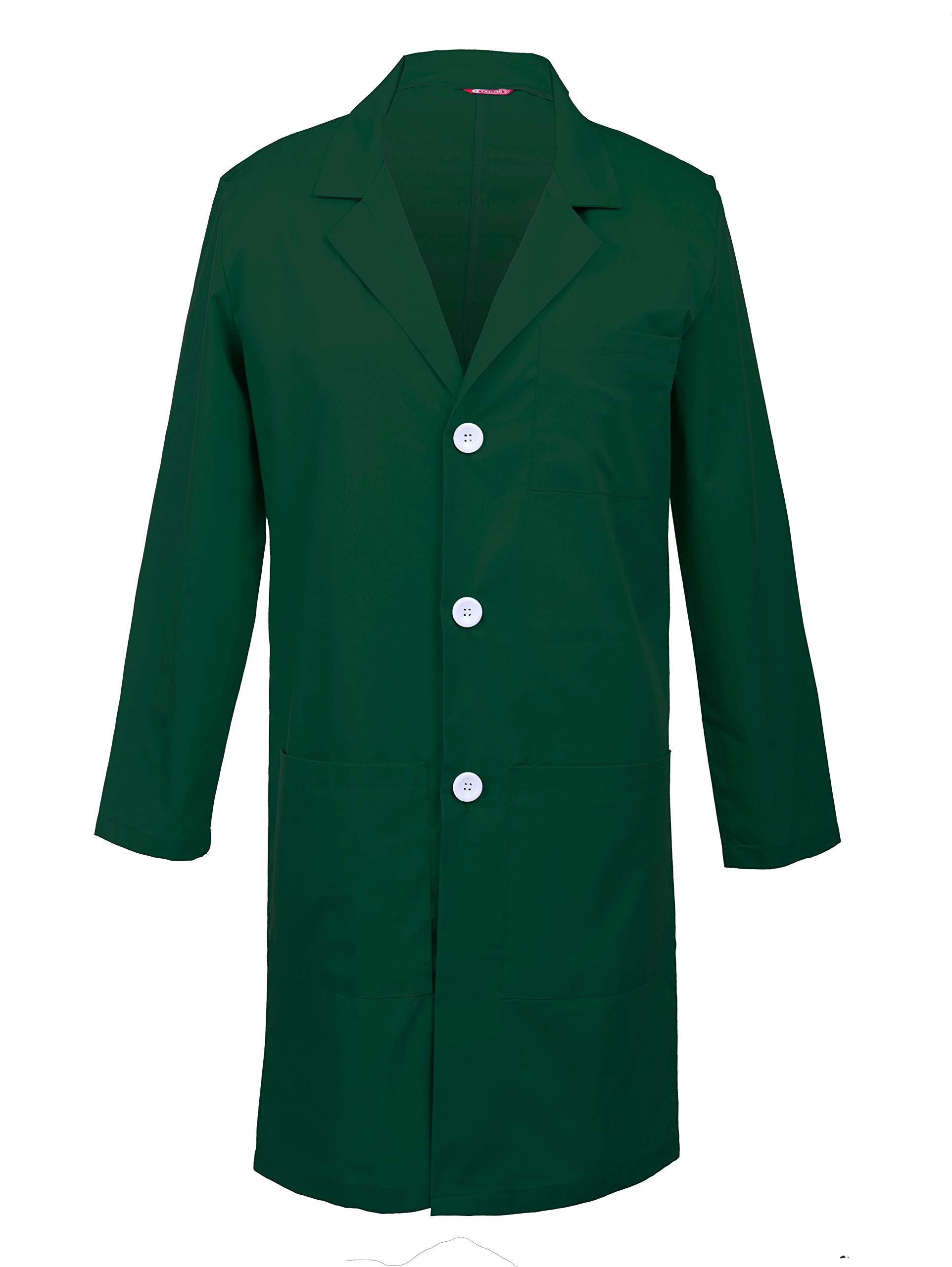 Tailor's Men's Hunter Lab Coat Laboratory Doctor Workwear