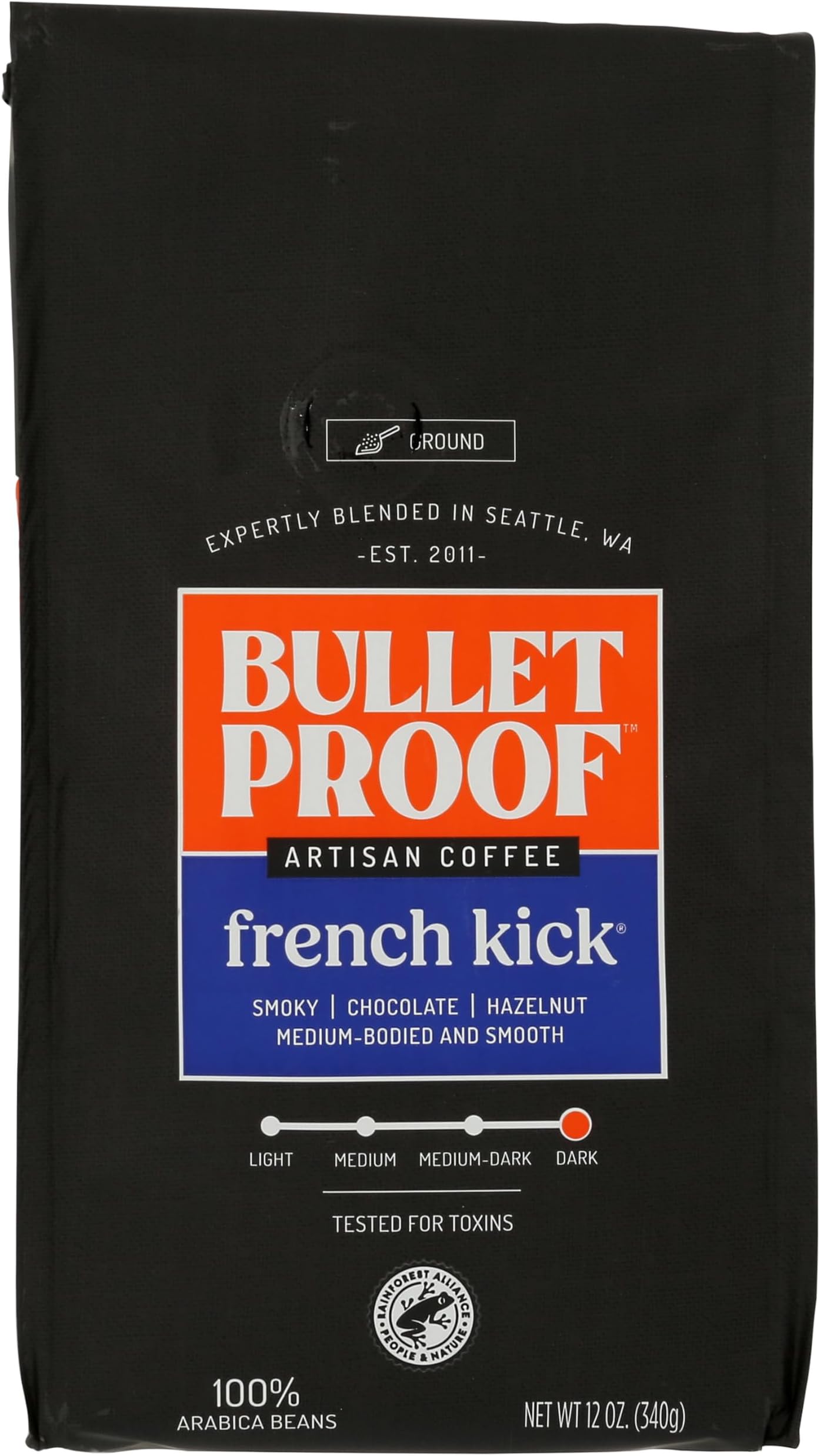 Bulletproof 'French Kick' Dark Roast Ground Coffee 340g