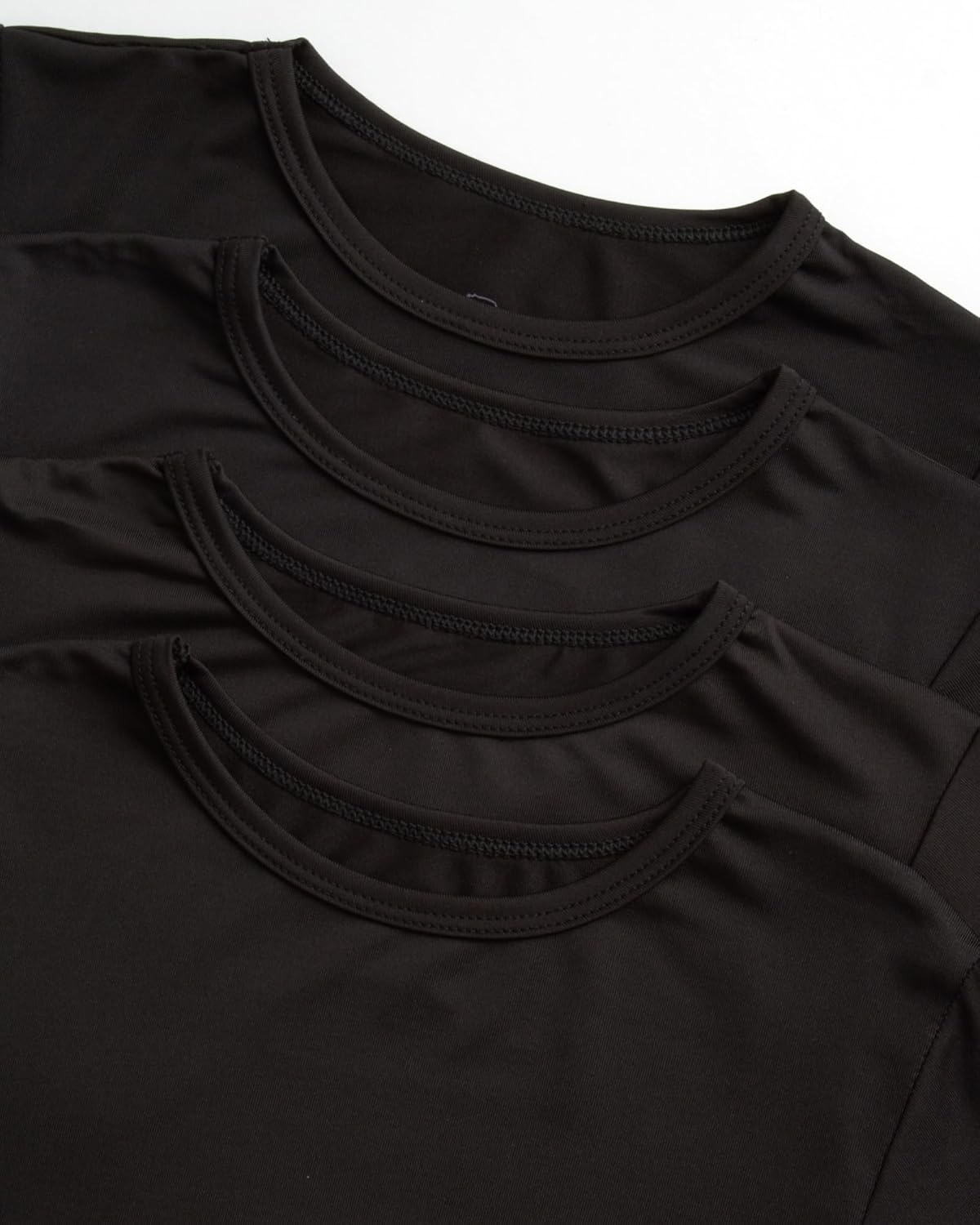 Black Bear Boys Long Sleeve Shirts - 4 Pack Dry Fit Tagless Crewneck Athletic Long Sleeve Tee Shirts for Boys - Image 3