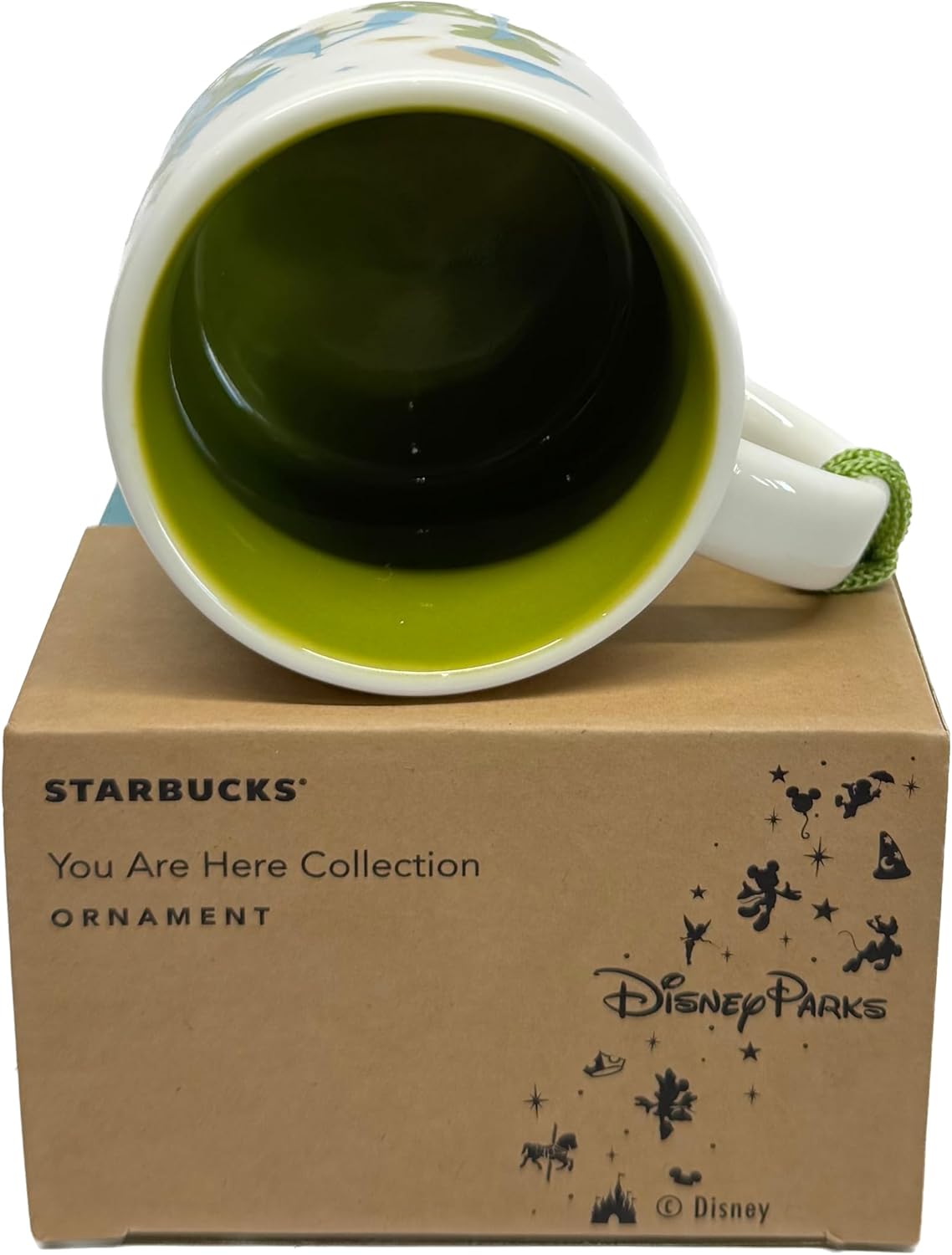 Disney Parks Magic Kingdom You Are Here Starbucks 2 Oz Mug Demitasse Ornament