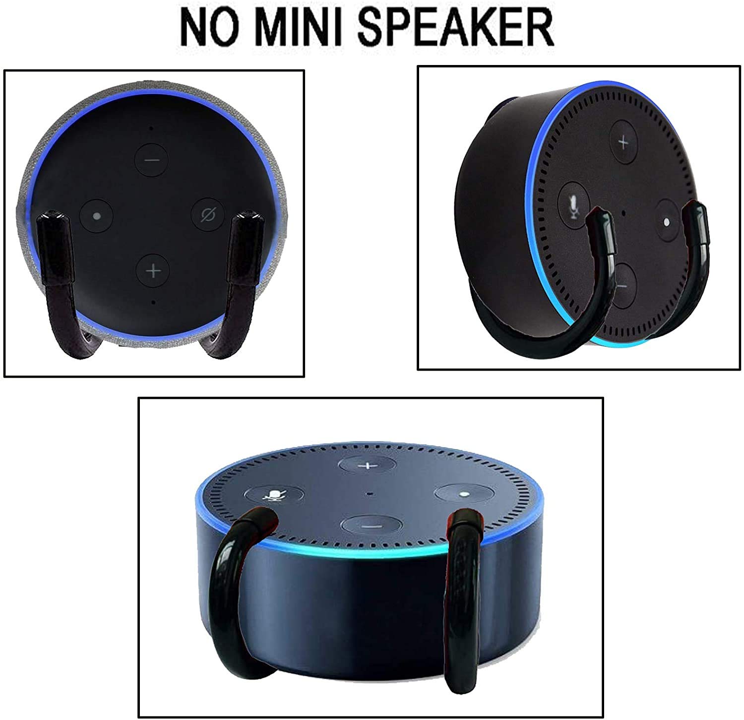 Supporto Parete Per Echo Dot 3a Gen - Ricarica Integrata, Gestione Cavi - Foto 2