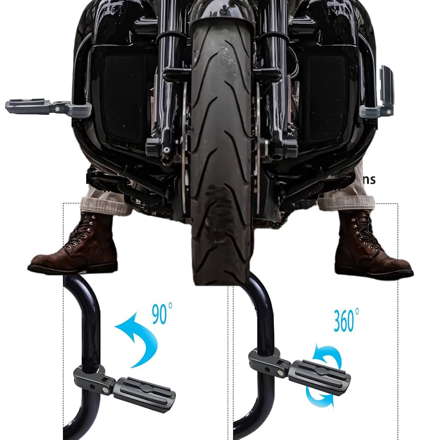 Amazon.com: SYZMTZY Motorcycle Road Pegs,Highway Footrest