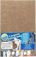 Arranhador Adesivo para Gatos - Protetor para Sofá, Cama e Móveis - Carpete Premium - Evite Arranhões e Mantenha Seu Pet Feliz (Bege, 1 Unidade)