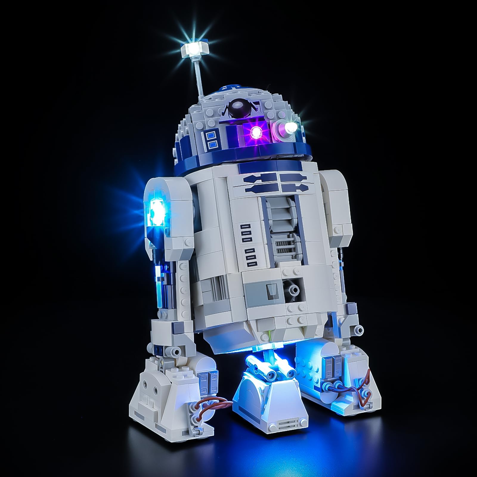 Iluminación R2-D2 75379 Lego Star Wars luces LED con sensor táctil BRIKSMAX accesorios 7