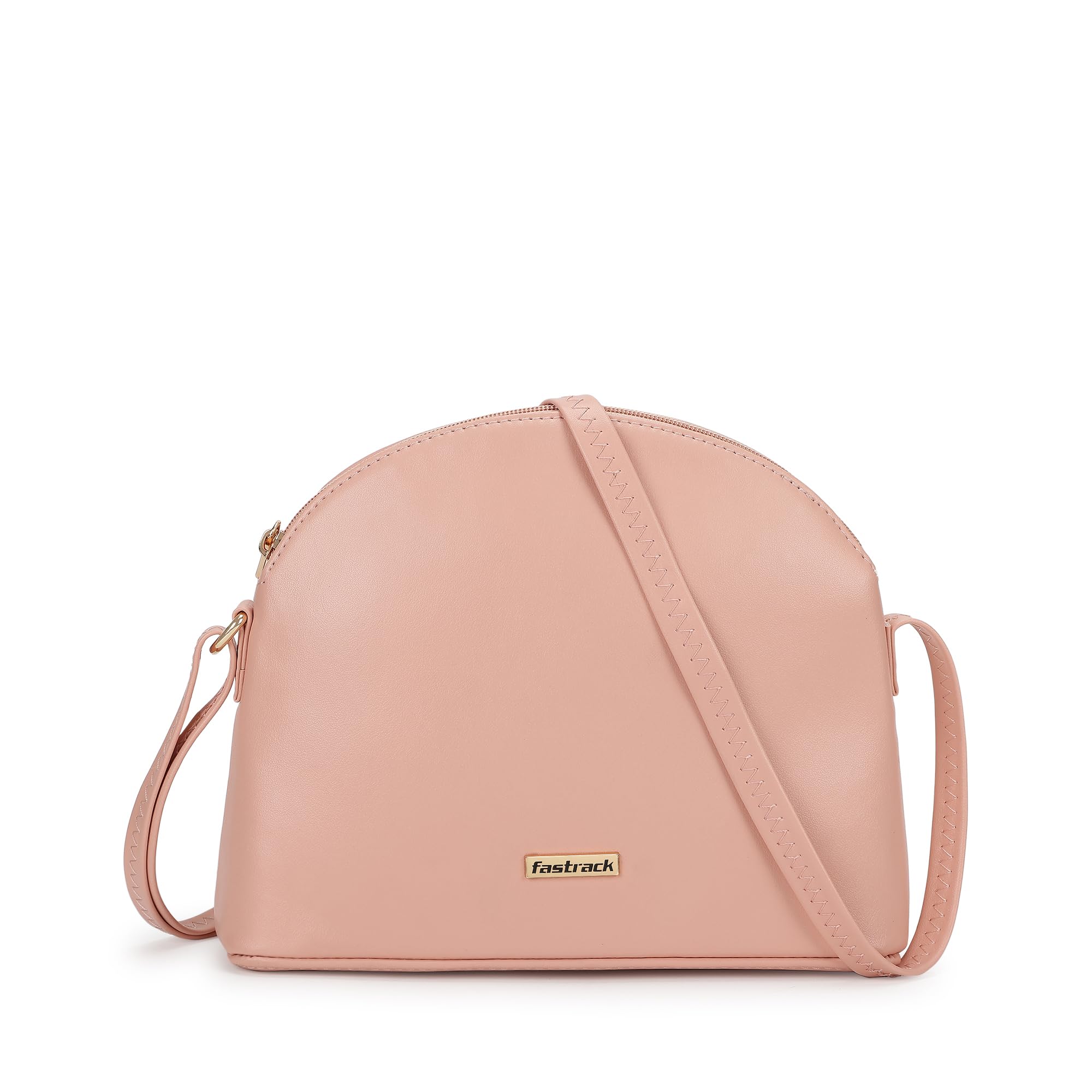 Solid Structured Sling Bag for Women, Girls and Ladies | Quick Access Pocket | Made of Premium PU Material | Ladies Purse Handbag | Slings for Casual Carry-image-26