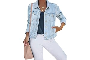 Women's Essential Light Denim Jacket: Elevate Your Casual Wardrobe