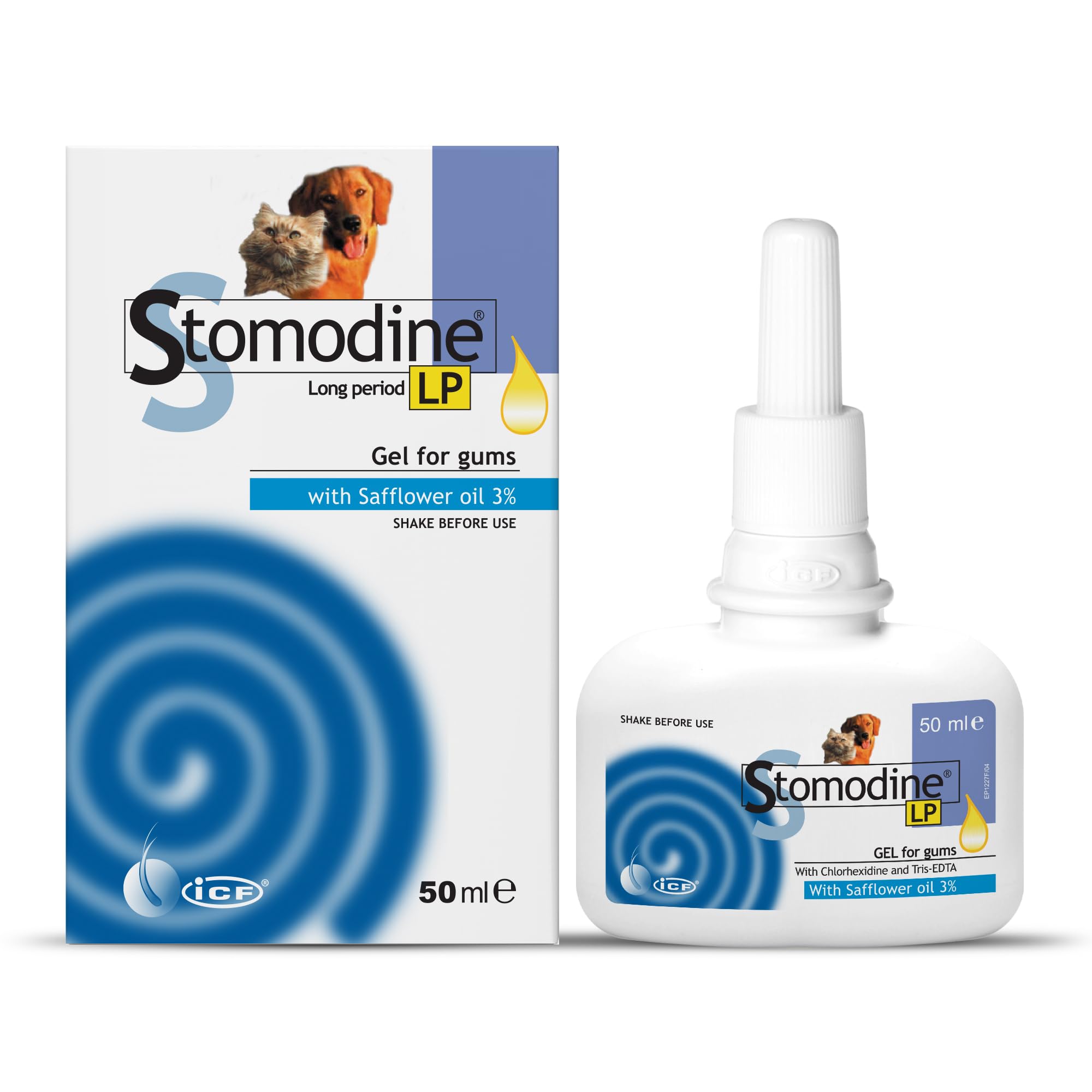 Stomodine Long Period Cat & Dog Toothpaste Gel for Pets' Oral Hygiene Gum Health | Bad Breath Meat Flavoured | 50 ml