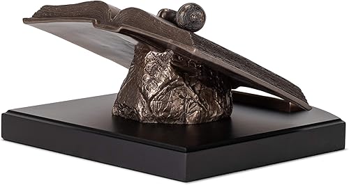 Miniatura 3 de Lighthouse Christian Products Palabra de Dios (Palabra de Dios) Escultura de resina con acabado bronce, 8,25 x 6,5 pulgadas