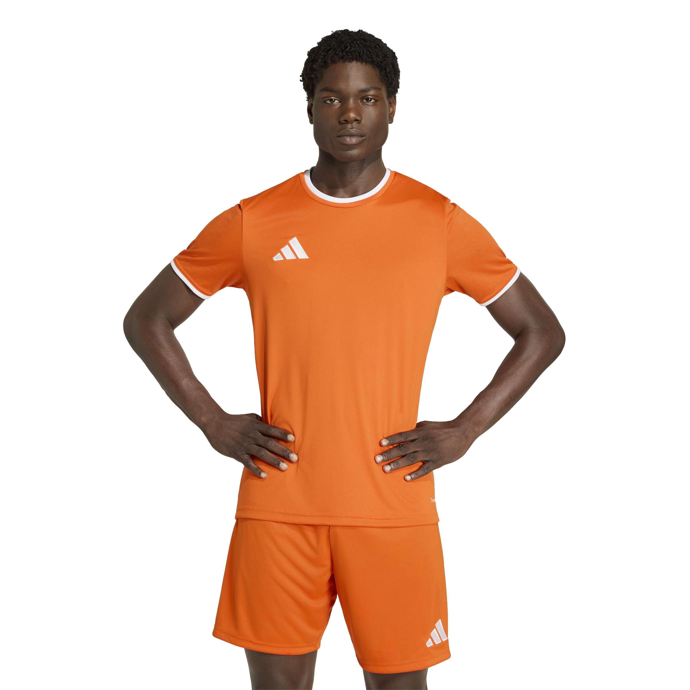 adidas Men's Entrada26 Jersey Shirt, Team Orange/White, S